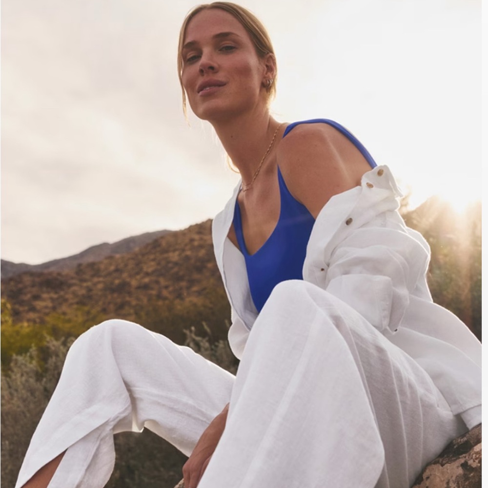 Athleta Retreat Linen Pants